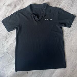 Tesla Men's‎ Polo Shirt in Black